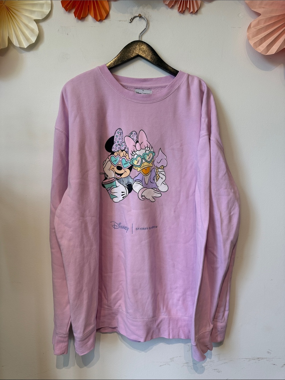 Disney x Stoney clover pink sweatshirts size 2x